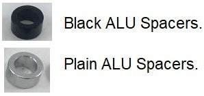 Aluminum Spacers (5/8" and 3/4")